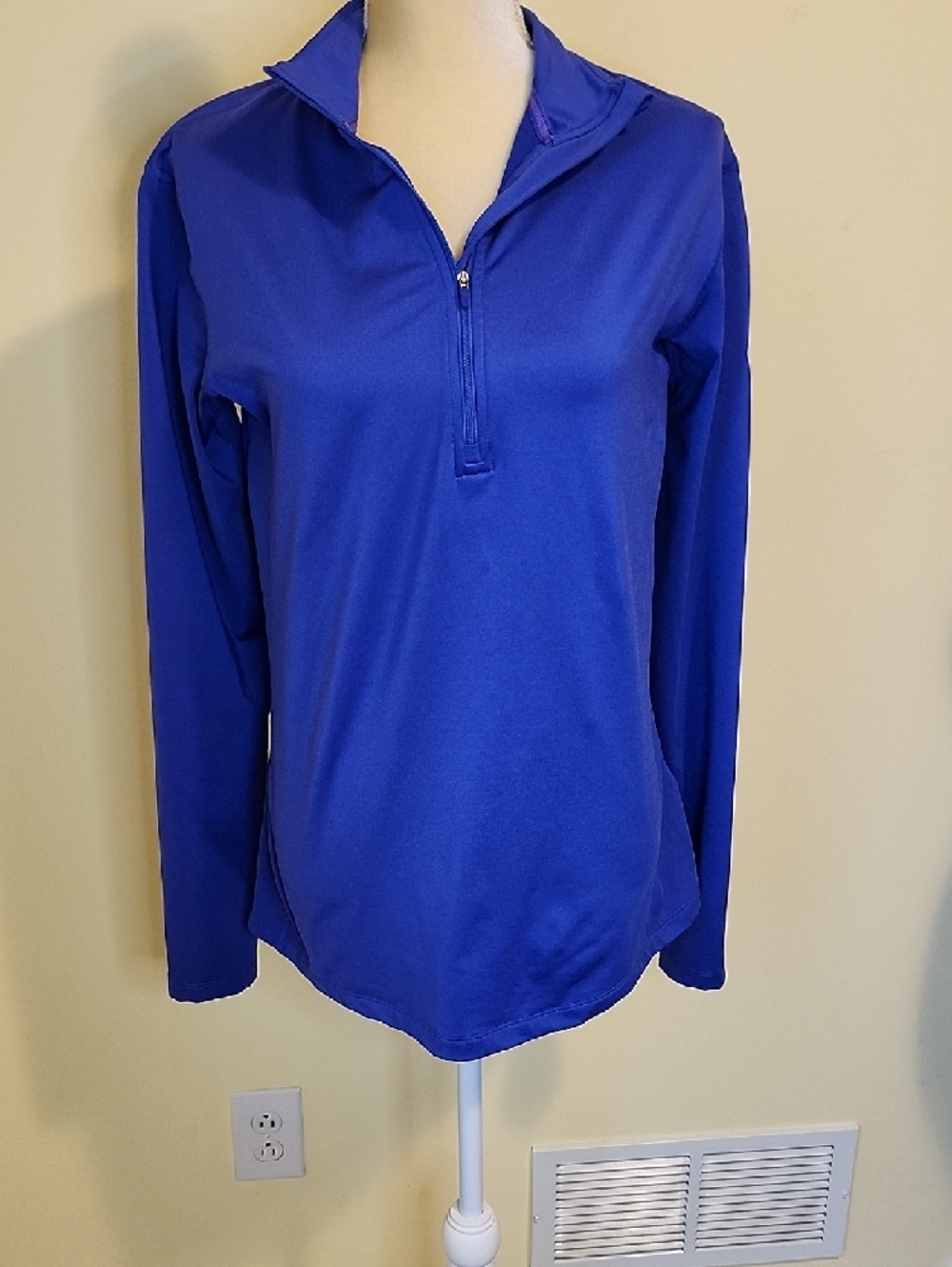 Nike Pullover Dri-Fit Half Zip Purple Size XL